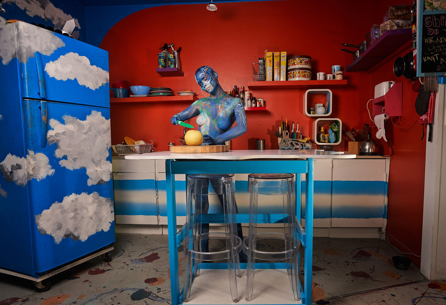 Model: Don Cherie Body Paint: Conscious Colour - Soraya O'Dea